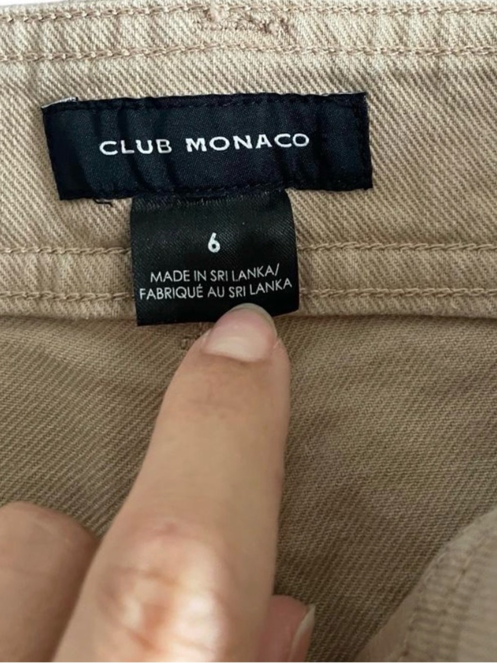 Club Monaco Beige/Tan Trousers - Picture 5 of 6